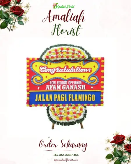 Sewa Papan Bunga Bantaran